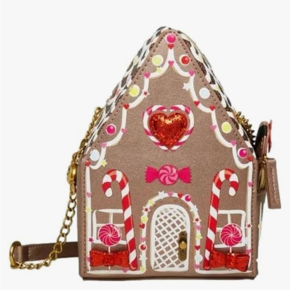 Betsey Johnson Gingerbread Crossbody Purse 💕🍬